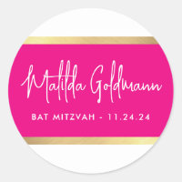 MODERN Fledermaus mitzvah ultra trendy rosa Gold