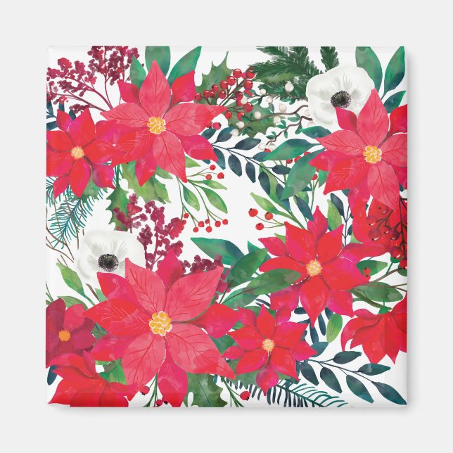 Modern Floral Art Magnet (Vorne)