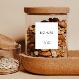 Modern Foliage Wasserdichte Küchenspeckbahn-Marke Aufkleber