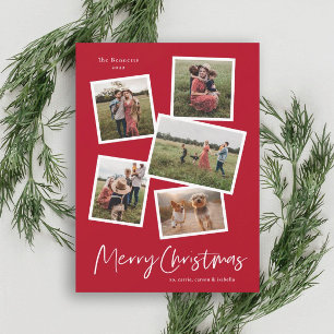 Modern Foto Collage Frohe Weihnachten