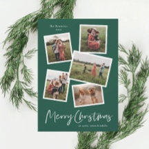 Modern Foto Collage Frohe Weihnachten