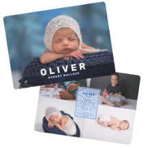 Modern Foto Collage Neugeborener Baby Boy Birth