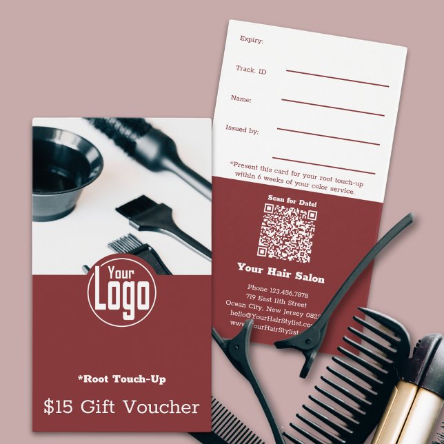 Modern Foto Root Touch-Up-Voucher (Modern Photo Root Touch-Up Voucher Card)
