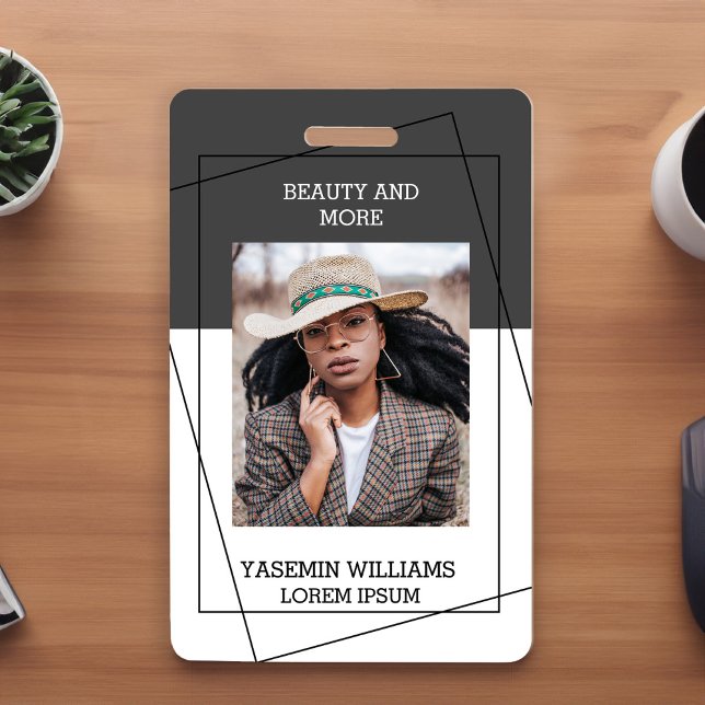 Modern Foto Studio Business ID Card Ausweis (Von Creator hochgeladen)