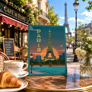 Modern Frankreich Paris je t'aime Eiffelturm Reise Postkarte