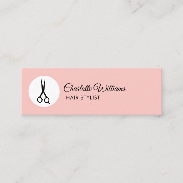 Modern Friseur Visitenkarte (Vorderseite)