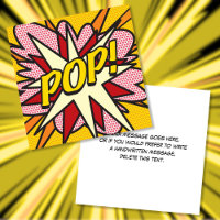 Modern Fun Colorful Comic Book POP