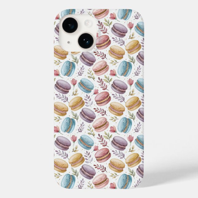 Modern Fun Sweet Macaroons Case-Mate iPhone 14 Hülle (Rückseite)
