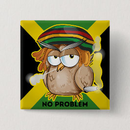 Modern Funny Jamaica No Problem Button