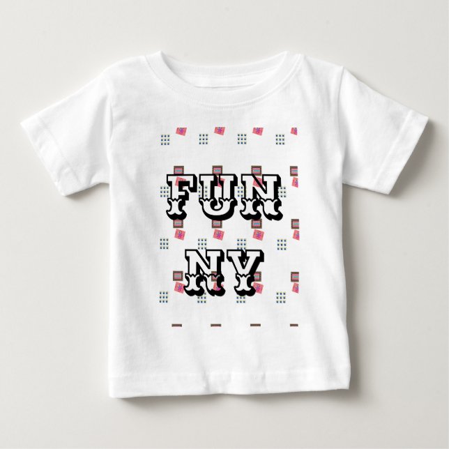 MODERN FUNNY KID'S SCHWARZ BABY T-SHIRT (Vorderseite)