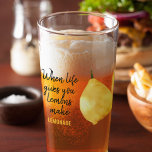 Modern Funny Lemon Yellow Zitat Glas<br><div class="desc">Modern Funny Lemon Yellow Zitat</div>