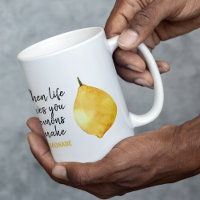 Modern Funny Lemon Yellow Zitat