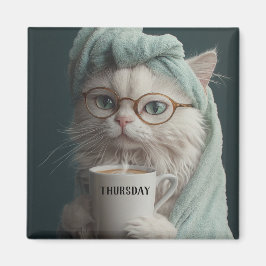 Modern Funny Pet Days Donnerstag Magnet