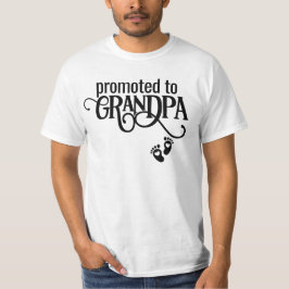 Modern für Großvater Schwarz-Schriftart T-Shirt