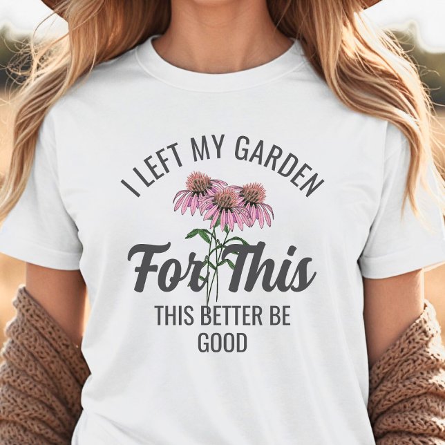 Modern Garden Lover Blume Illustration Gardener Tri-Blend Shirt (Von Creator hochgeladen)
