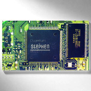 Modern gedruckte Leiterplatten - Design Name Geeky Namenschild