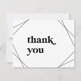 Modern Geometric Dankeschön Card Dankeskarte