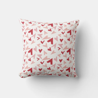 Modern Geometric Heart Throw Pillow Kissen