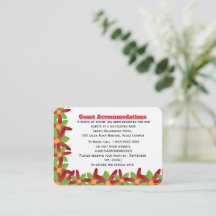 Modern Geometric Red and Green Vector Blossom