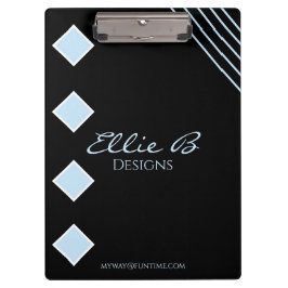 Modern Geometric Sleek Minimalist  Klemmbrett