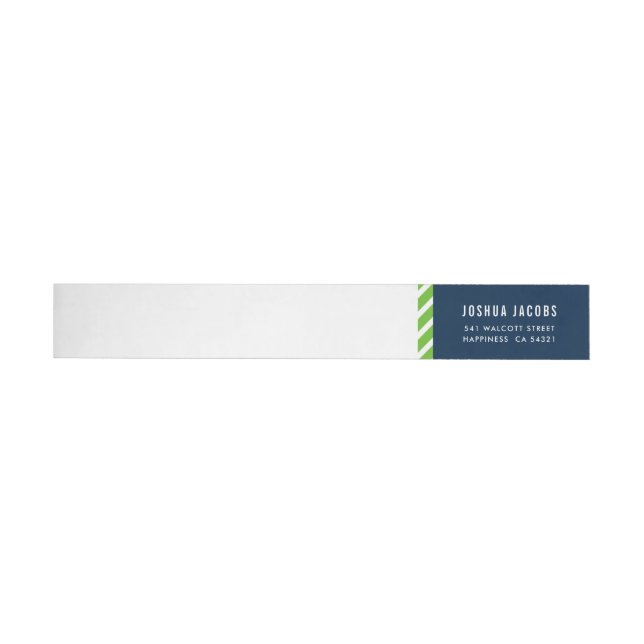 MODERN GEOMETRIC Streifen trendy nfl green marineb (Person)