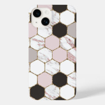 Modern geometrisches Marble Hexagon-Muster