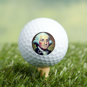 Modern George Washington Golfball