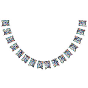 modern gestalteter Veranstaltungsort-mit-bunting-B Wimpelkette