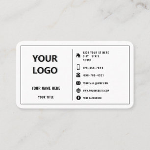 Modern gestaltetes Logo - Personalisiert Visitenkarte