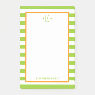 modern gestreift post-it klebezettel