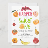 Modern Girls Frucht 1. Geburtstag
