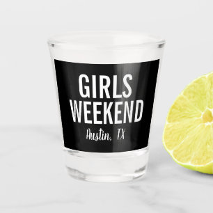 Modern Girls Weekend Shot Glass Schnapsglas