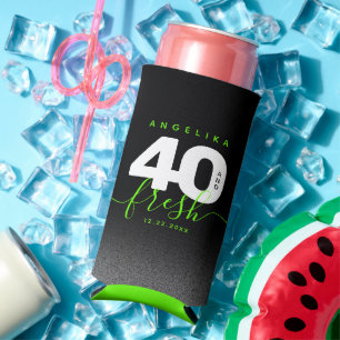 Modern Girly Bright Green 40 und Fresh Selters Dosenkühler