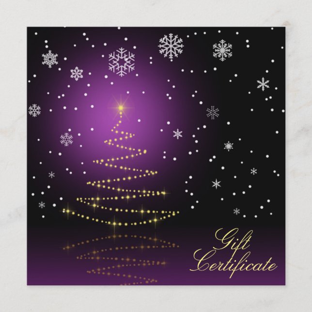 Modern Gleamy Weihnachtsbaum (Vorderseite)