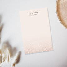 Modern Glitzer Blush Pink Monogram Feminine Logo