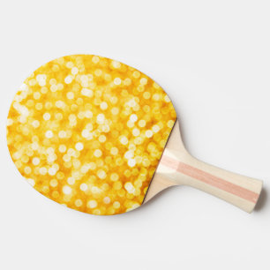 Modern Gold Bokeh Ping Pong Paddle Tischtennis Schläger