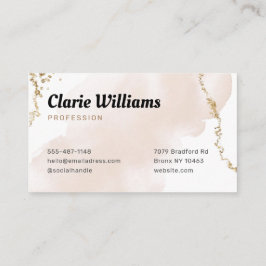 Modern Gold Business Card Visitenkarte