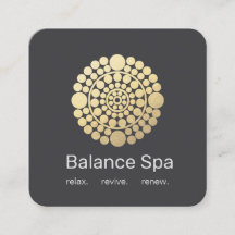 Modern Gold Circle Mandala Motif