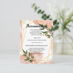 Modern Gold Frame Elfenbeingrüne FlAccommodation K Ankündigungspostkarte