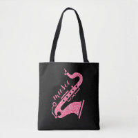 Modern Gold Glitzer Saxophon Music Text Design