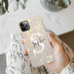 Modern Gold Glitzer Spark | Persönliche Initialzün iPhone 11Pro Max Hülle<br><div class="desc">Modern Gold Glitzer Spark | Persönliche Initialzündung</div>