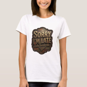 Modern Gold ICH WOLLTE NICHT KOMMEN Grafik T-Shirt
