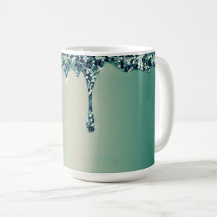 Modern Gold Ombre Marble Glam Metallfolie Kaffeetasse