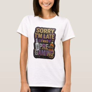 Modern Gold PRE GAMING Statement T-Shirt