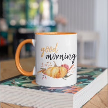 Modern Good Morning Pumpkin Zitat