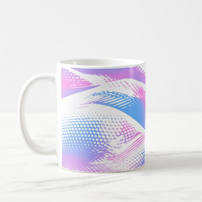 🌟 Modern Gradient Textur - Smooth & Stylish 🎨 Kaffeetasse (Links)