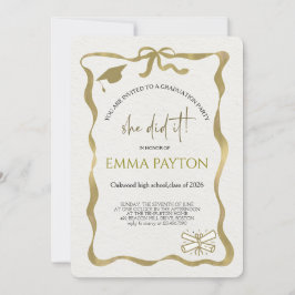 Modern Graduation Celebration  Einladung