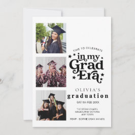 Modern Graduation Party Invitation with Photos Einladung