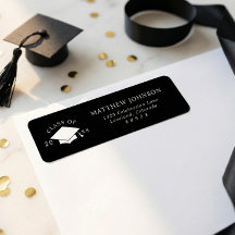 Modern Graduation Return Address