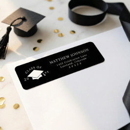 Modern Graduation Return Address